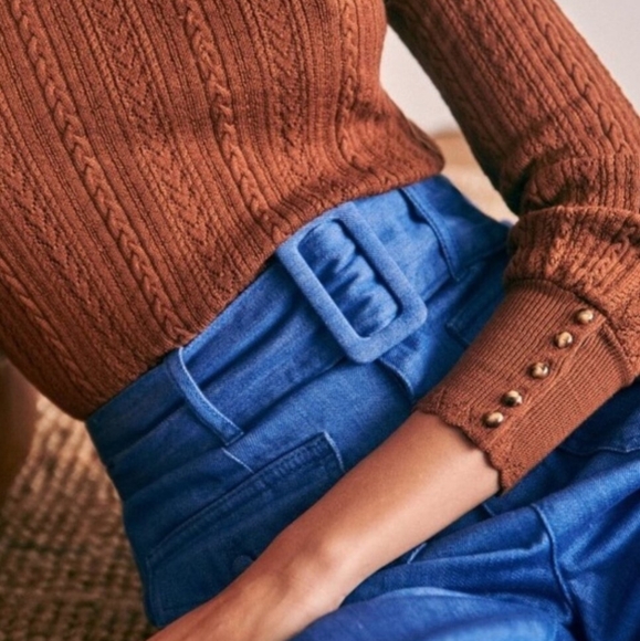 Sezane Ornella Jumper 100% merino Sweater - Picture 2 of 6